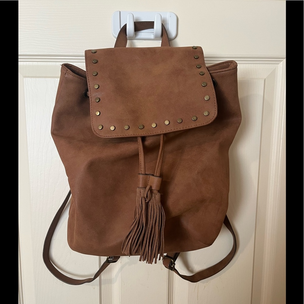 Target Boho Woman’s Brown Purse Backpack